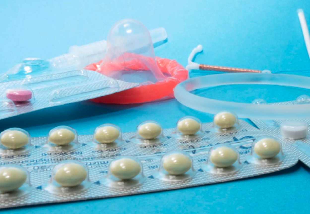 birth control methods including the pill, condom, and IUD